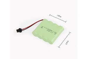 YUNIQUE GREEN-CLEAN-POWER YUNIQUE France 1 Piece 4.8V 1800mAh Ni-CD Batterie SM 2P Plug Rechargeable pour Voiture RC