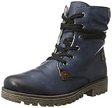 damen stiefelette 41 Verschluss: Schnürsenkel Rieker Damen 78530 Kurzschaft Stiefel, Blau (Ozean/Mogano), 41 EU