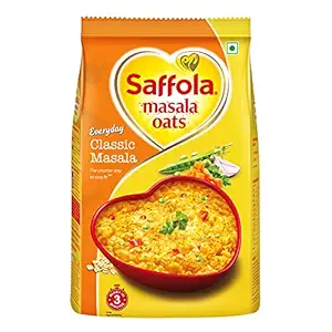 Saffola Masala Oats|Tasty Evening Snack|Classic Masala|500g