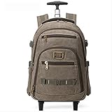 Backpack Rucksäcke Leicht 2 Rad 360 ° drehen Laptop Rucksack 15.6 Rucksack zum Geschäft/ Reise/ Gepäck / Koffer , army green , 22 inches