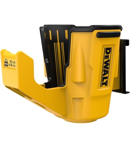 DEWALT Tool Organizer Hooks For Wired Power Tools, 8 Pack, Compatible Workshop Storage System (DWST82817 - View #8