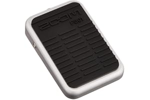 Zoom FS01 | Chwilowy przełącznik nożny do gitarowych i basowych urządzeń efektowych Zoom | mikserów i rejestratorów wielościeżkowych | srebrno-czarny