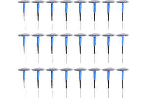 Nimoa Reifenreparatur Patch Stecker Set, Reifenreparaturset, Reifenstopfen Patch Gummi, Plug Patch Gum Reifenpilz Nagelreparaturfolie für Automobile und Motorräder 24St(48 * 6mm)