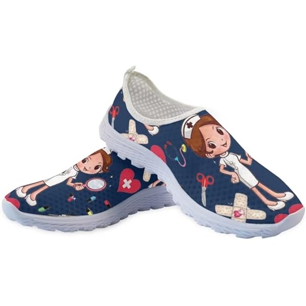 Zapatos Running Mujer Showudesigns Zapatillas Enfermera Zapatos