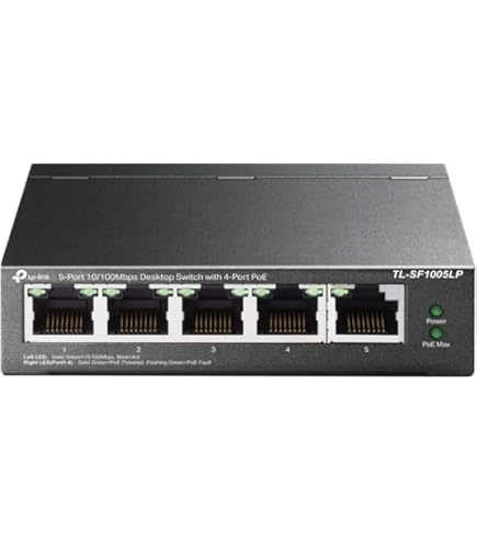 TP-LINK TL-SF1008LP switch de rede Não-gerido Fast Ethernet (10/100