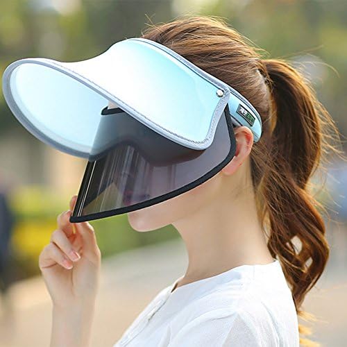 Gaojuan Sun Cap Summer sun protection cap Cover face UV protection Visor Hat Outdoor trips Sun Hat Whitening cap (Color : D)