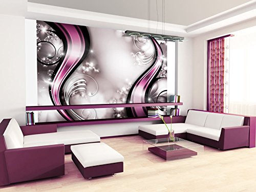FOTOTAPETE 350×245 cm – VLIES TAPETE PREMIUM – PROFI QUALITÄT – 3 Farben zur Auswahl – Top moderne Wanddeko – Wandbilder XXL – Riesen Wandbild – Top Design Tapete – Neue exklusive Edition mit noch besser Druckauflösung – Deutsches Premium Vlies – Abstrakt 10110901-40 - 2