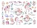 Produktbild SetProducts  Scrapbooking  EIN niedlichen Einhornwelt Aufkleber - Stickers Nicht Vulgär von Einhorn - Bullet Journal, Kawaii, Dekoration, Anpassung, Kreation, Heimwerken, kreative Freizeit