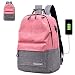 Produktbild HDcare Reisen Laptop Rucksack, Business Anti-Diebstahl-Durable Laptops Rucksack Mit USB-Ladeanschluss, Wasserdicht College School Computer-Tasche Für Frauen Und Männer Passt Laptop Und Notebook,Pink