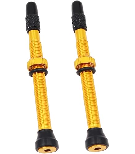 Tiges De Valve Presta FOMTOR Pour Pneus Tubeless - Alliage Alu, Noyau Amovible - VTT Et Route
