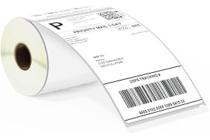 BETCKEY - 1 Rolek S0904980 Etykiety Kompatybilne z DYMO, 104 x 159mm, 220 Etykiety Samoprzylepne Używane do Drukarka etykiet DYMO 4XL LabelWriter