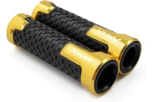 BXMOTO 22mm 7/8" Puño de Manillar Motocicleta Empuñadura de Goma Antideslizante para Yamaha XMAX 300 X-MAX 250 300 400 2017 2018