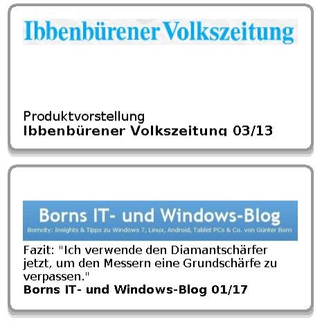 TokioKitchenWare Diamant-Messerschärfer, auch für Keramikmesser - 4