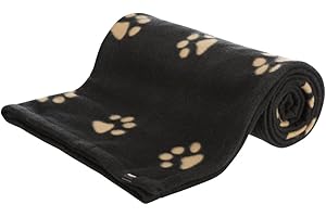 Trixie Barney Fleece Blanket, 150 100 cm, Black/ Beige