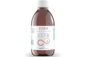‎MIGHTY ELEMENTS Mighty Elements Liposomales Eisen 15mg, 100ml flüssig, Glasflasche, 25 Portionen, Vegan, Orangen Geschmack, Höhere Bioverfügbarkeit, hochdosiert