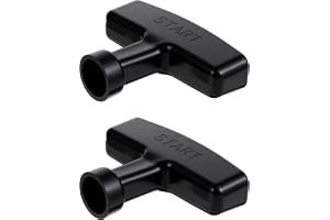 2 stycken startmotor, draghandtag starthandtag handtag svart trimmer handtag ersättning styrhandtag för gräsklippare starthan