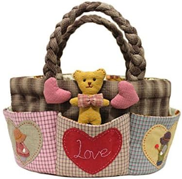 Home Pouch Bag Basket Making Kits Craft Sewing Projects Craft Kits for Adult (Brown)