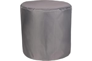 DKLE Housse De Meuble Salon De Jardin Couverture De Protection 60x60cm, Bâche Table Jardin Ronde, Housse De Table Jardin Etanche, Housse De Mobilier D'extérieur Imperméable