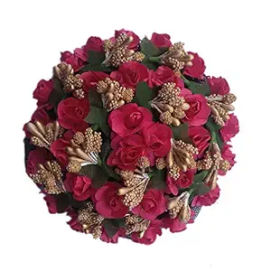 GuruEmbellish Bun Juda Maker Flower Gajra Hair Accessories For Women and Girls, Pack Of 1
