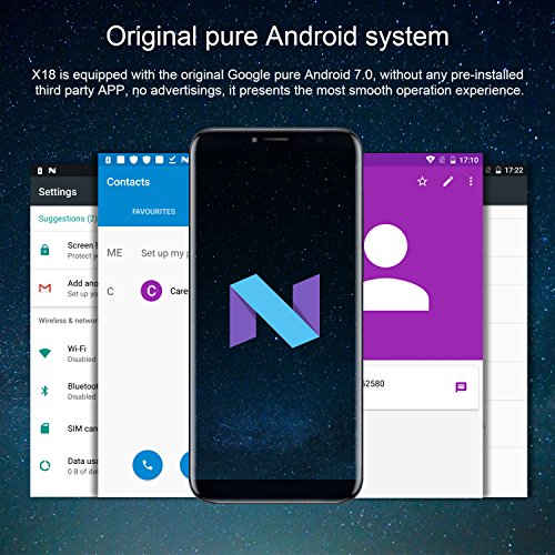 CUBOT X18 - Smartphone Libre 4G Android 7.0, (Pantalla táctil 5.7