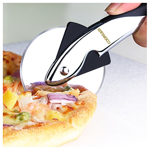 Codream Pizzaschneider Leichtläufiger Pizza Cutter aus hochwertiger Edelstahl mit fester Griff, rostet nicht, bleibt sehr lange scharf, unkaputtbar. - 9