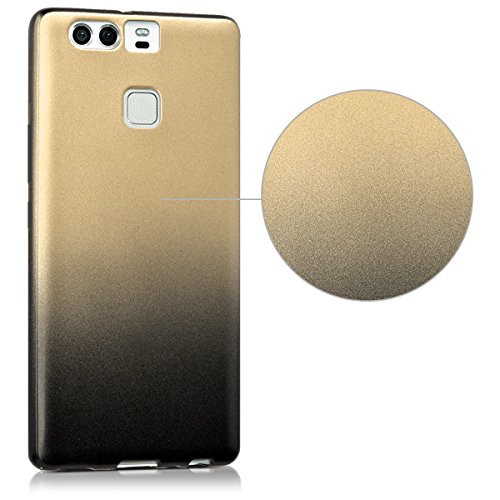 kwmobile Funda para Huawei P9 - Case para m vil en TPU silicona - Cover trasero Dise o Degrade de colores met licos en antracita dorado reviews kwmobile Funda para Huawei P9 - Case para m vil en TPU silicona - Cover trasero Dise o Degrade de colores met licos en antracita dorado