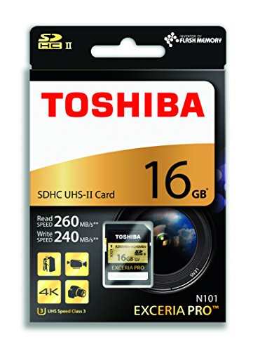 Toshiba THN-N101K0160E6 16GB Exceria Pro N101 SD Karte - 3