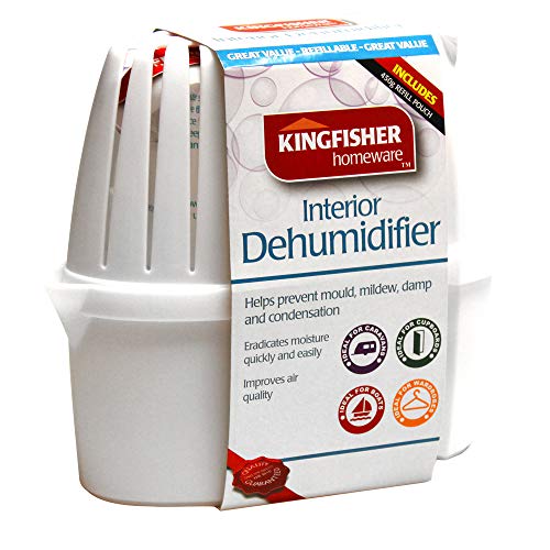 KingfisherDHS2 Refillable Dehumidifier, Transparent, One Size