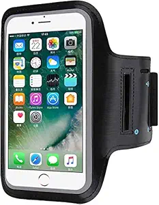 SPORTS Arm Band for vivo V15 Pro Original Sports Arm Belt with Adjustable Workout Band for Gym Running Jogging and Waterproof Washable Mobile Holder Arm Band for Fitness Gym Outdoor Sports Cycling Anti-Slip Ultra Light Weight Armband Mobile Holder - Black