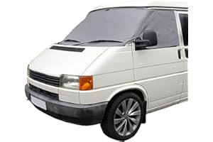 UK CUSTOM COVERS CUSTOM DESIGNS FOR ULTIMATE PROTECTION UK Custom Covers SW117GREY Luxury Front Windscreen Wrap Cover Grey - To Fit VW T4