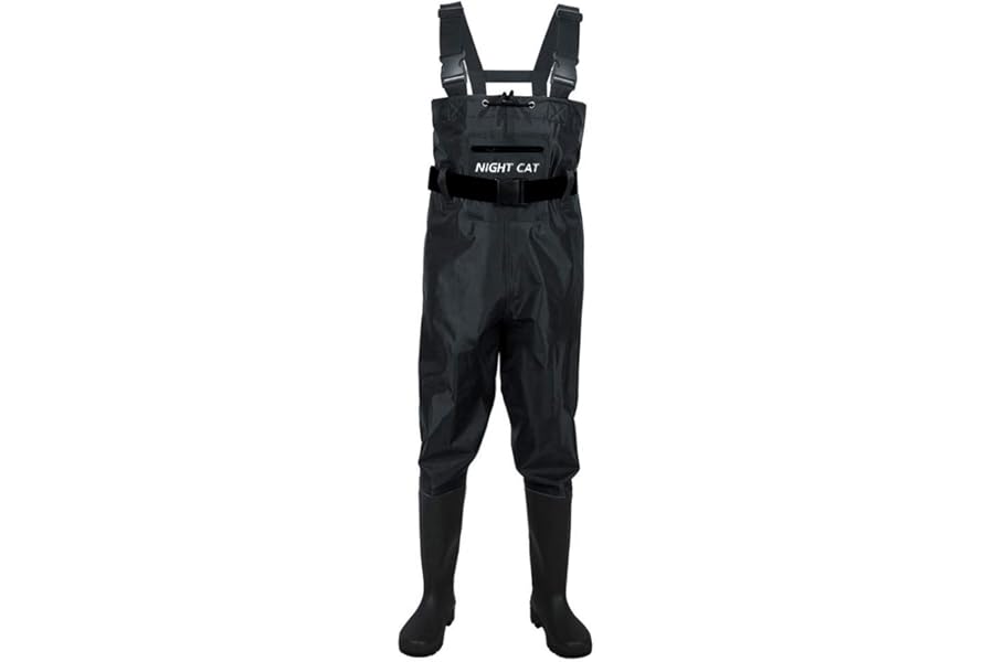 Night Cat Fishing Waders for Men Women Hunting Chest Waders with Boots Waterproof Breathable Crosswater Waders