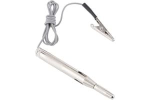 BAOBLAZE 6-24V Lámpara de Prueba Eléctricos Probador Luz de Sonda para Coche Color Plata