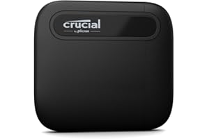 Crucial X6 2To Portable SSD - Jusqu’à 800Mo/s - PC et Mac - USB 3.2 USB-C externe SSD, Disque SSD - CT2000X6SSD9