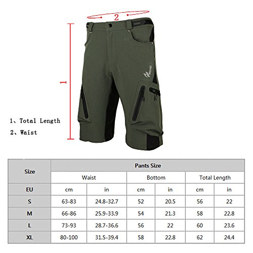 Lixada Outdoor Sport Hosen Atmungsaktive mit Reißverschluss - 3