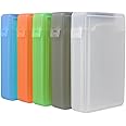 UKCOCO 5Pcs Hard Drive Disk Protective Box - 2.5 Inch Hard Drive Storage Case Shockproof Portable Plastic Protective Box SSD Hard Disk Protector