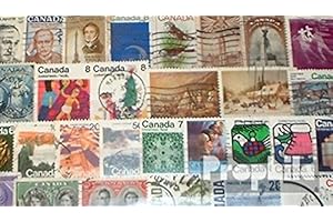 Prophila Collection Canada 100 Diversi Francobolli (Francobolli per i Collezionisti)