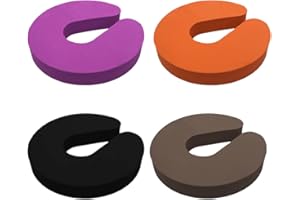 QUESUC tür klemmschutz 4pcs Klemmschutz - Schaumstoff Türstopper - Türstopper Kinder und Haustiere Schaumstoff Finger Einklemmschutz Zimmertüren und Schiebetüren Kindersicherung Türen Einklemmschutz fr Baby