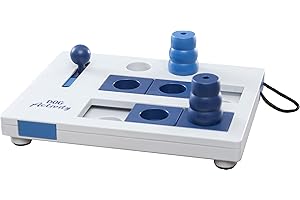 TRIXIE Hundespielzeug Intelligenz Dog Activity Strategiespiel „Mini Mover“ – Anspruchsvolles Intelligenzspielzeug für Hunde zur Beschäftigung, ø 25x20cm – 32029