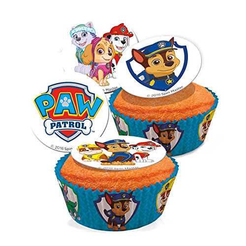 dekora Paw Patrol comestibles azúcar - Disco para Tartas X16