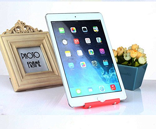 Multi-Winkel Ständer Halter für Tablets, E-Reader und Smartphones: iPad Serien iPad Air iPad Mini iPhone 6, 6S, 6 Plus, 6S Plus, Google Nexus 7 / 10 / 4 / 5, Samsung Galaxy Tab 2 Tab 3 Tab 4 Tab S Note Serien, Galaxy S5 S4 S3, Sony Xperia Tablet Z S, Klappbar Reisefreundlich (Rosa) - 2