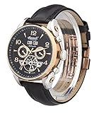 Ingersoll Herren-Armbanduhr San Bernardino Chronograph Automatik Leder IN4514RBK