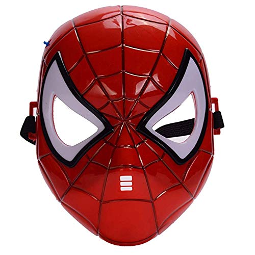 morningsilkwig Spiderman masque Comics Costume Superhero Eye Mask Marvel Spiderman Hero Kids' SpiderMan Glowing Mask