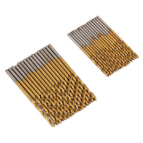99 Stück Titanium beschichtet High-Speed-Stahl Bohrer Elektrowerkzeuge Werkzeug-Sets Tool Kit HSS-Bohrersets 1.5mm-10mm &Super Angebot - 7