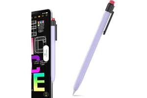 TRONWIN Klassische Hülle für Apple Pencil 2. Generation Silikonhülle Apple Pencil Pro Anti-Rutsch Schutzhülle kompatibel mit Apple Pencil 2. Generation für iPad Pro (Lavendel)