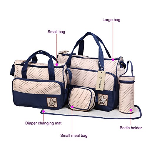 Fafada Windel Wickeltasche Schwangerschaft Multifunktionale Mama Handtasche Pflegetasche Set - 2