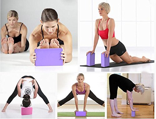 Runzone Yoga-Block 2er-Set Yogablock,blau - 2