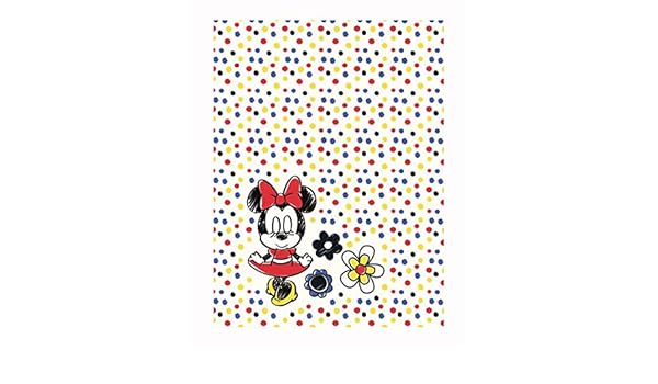 Couvertures Et Couvertures D Emmaillotage Ameublement Et Decoration Napravi Rs Minnie Mouse Couverture Pour Bebe Motif Pois Blancs 75 X 100 Cm
