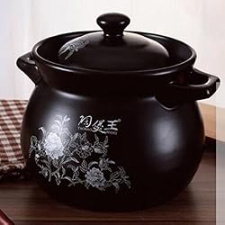 Pot De Soupe Par FONK Haute Température Anti-chaud épais Céramique Casserole De Rangement.,A-3.4L