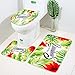 Produktbild Beste dekoration !!! Beisoug 3 STÜCKE Bad Rutschfeste Sockel Teppichboden + Deckel Toilettendeckel + Badematte Set