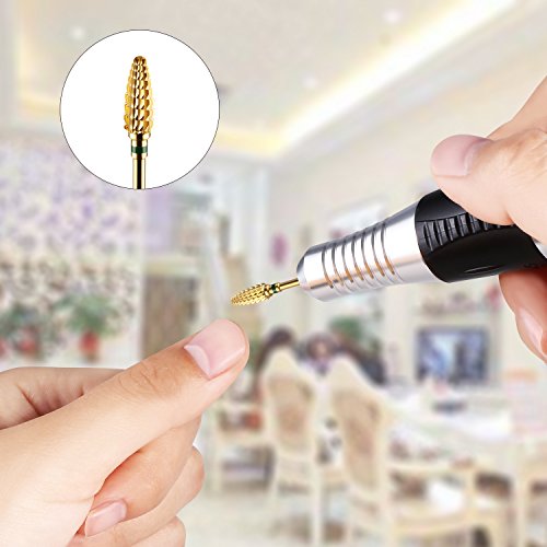 Premium Hartmetall Bit Birnenform Abfräsen Altmodellage Maniküre/Pediküre Professioneller Schleifkörper Für Nagelfräser - 6